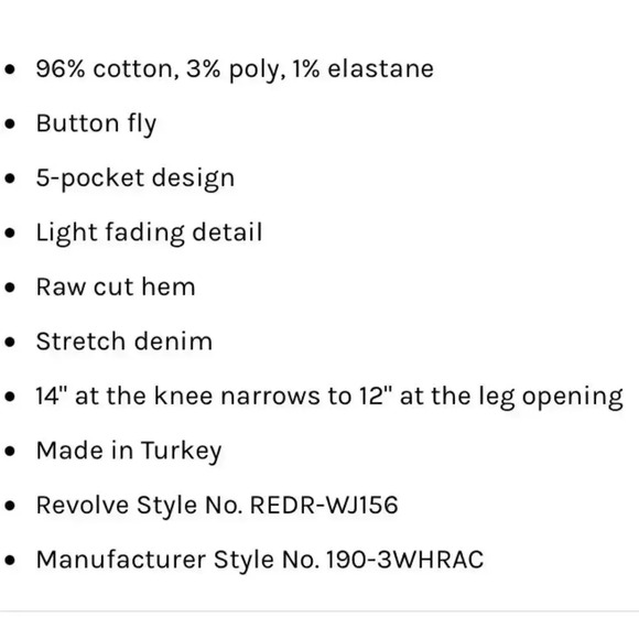 REDONE Jeans 90s High Rise Straight Crop 70s As F**CK REVOLVE Raw Hem - Picture 15 of 16